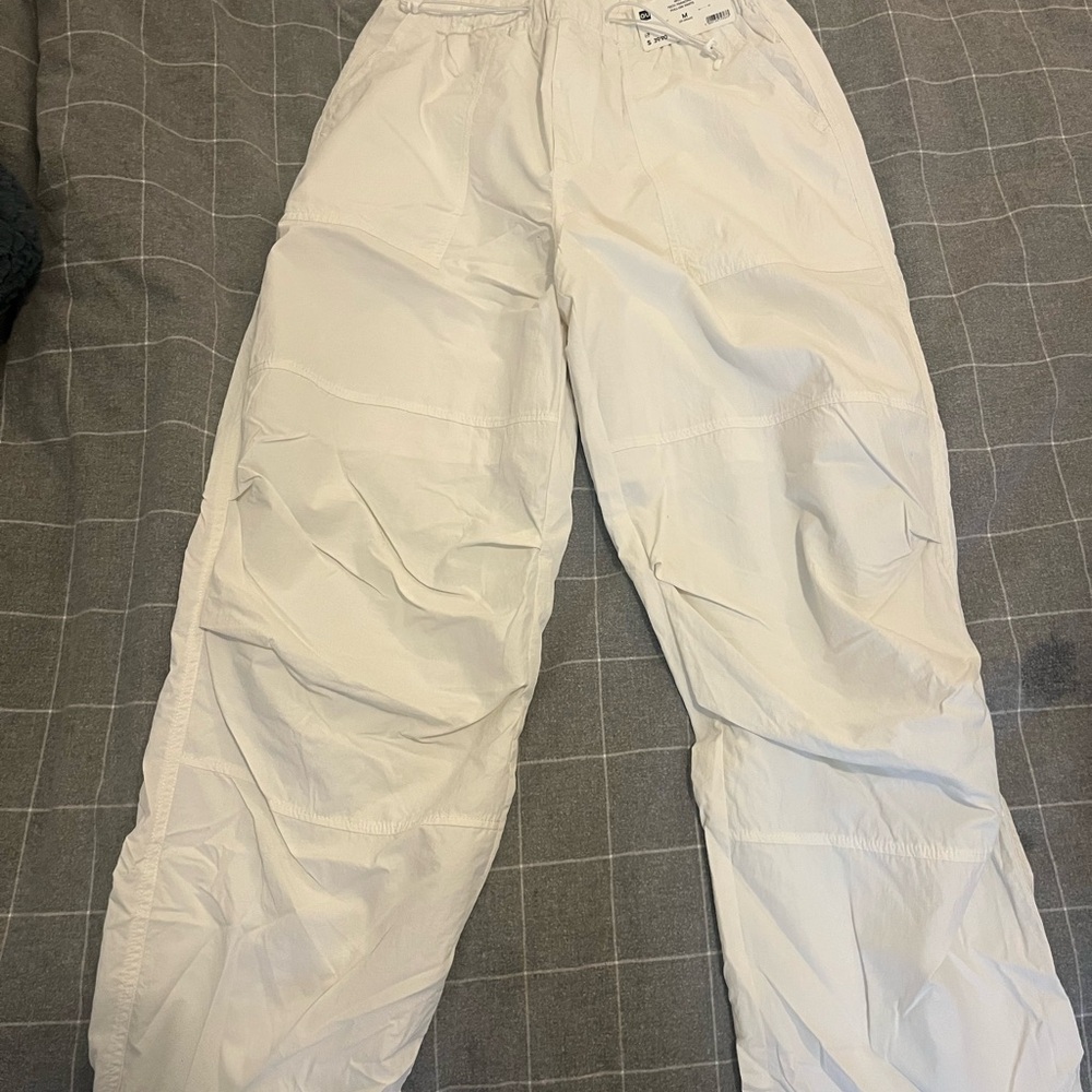 White Cargo Pants